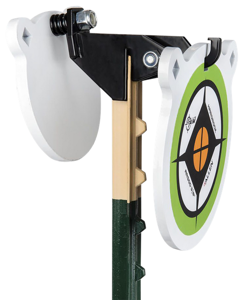 EZ-Aim 15634 Fence Topper Gong Hook & Recoil Spring  Black/Brown Steel 7"