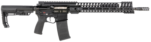 Patriot Ordnance Factory 01143 P415 Edge 223 Rem,5.56x45mm NATO 16.50" 30+1 Black Hard Coat Anodized 6 Position MFT Stock