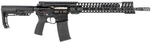 Patriot Ordnance Factory 01143 P415 Edge 223 Rem,5.56x45mm NATO 16.50" 30+1 Black Hard Coat Anodized 6 Position MFT Stock