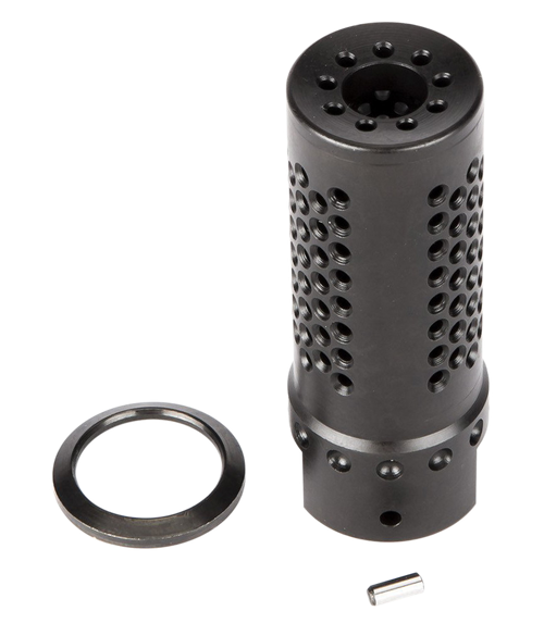 Spikes Tactical SBV1019 Dynacomp Extreme Muzzle Brake Black Nitride 416R Stainless Steel with 5/8"-24 tpi Threads & 2.25" OAL for 308 Win