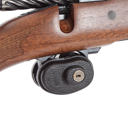 Allen 15415 Trigger Lock  Open With Key Black Steel Firearm Fit- Handgun/Rifle/Shotgun