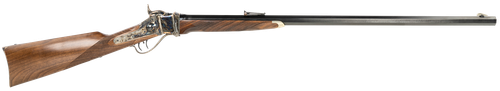 Taylors & Company 210139 Pedersoli 1874 Billy's Sharps 45-70 Gov 1rd 32" Blued Single Shot Octagon Barrel, Blued Steel Drilled & Tapped Receiver, Checkered Walnut Fixed Stock