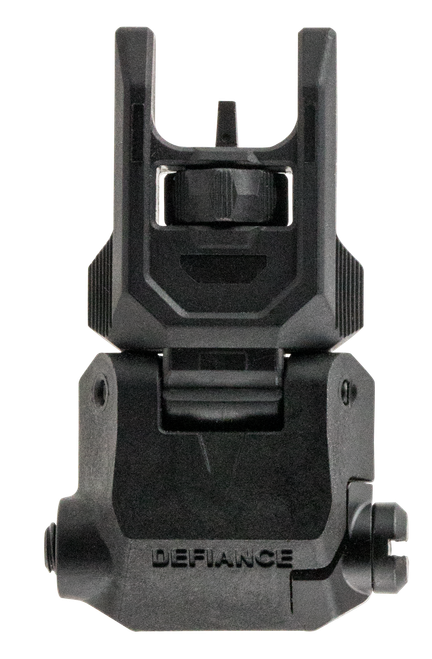 Kriss USA DAPFSBL00 Defiance Front Flip-Up Black AR-15 Low Profile Polymer