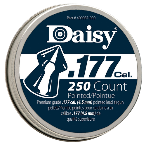 Daisy 987777406 PrecisionMax Premium 177 Lead Pointed Field Pellet 250/Tin