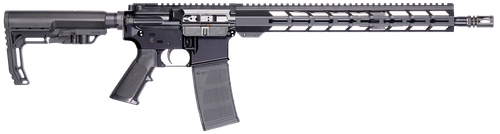 Patriot Ordnance Factory 02316  P-15 Base 5.56 NATO 10+1 16.50" Black Anodized A2 Style Grip