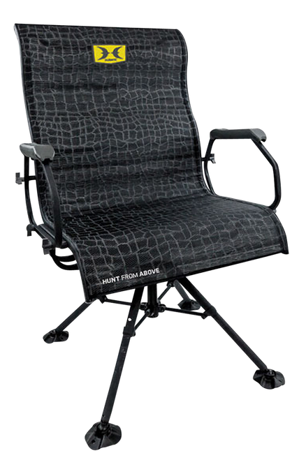 Hawk HWK3115 Big Denali Blind Chair Folding Black Mesh