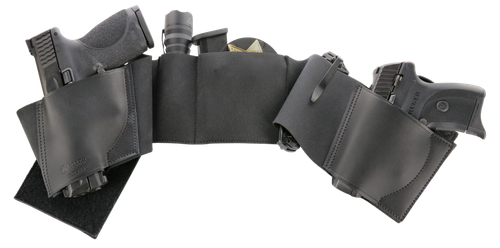 Galco UWBKXL2 UnderWraps 2.0 Black XL Leather/Nylon Handgun