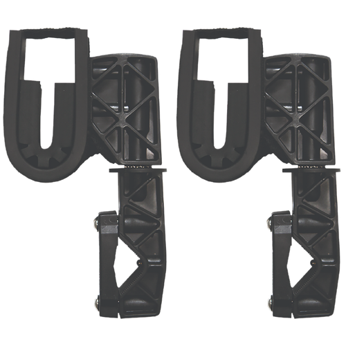 Rugged Gear 10100 Single Hook Gun Mount  Rifle/Shotgun Black Nylon 2 Pack