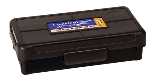 Frankford Arsenal 1083790 Hinge-Top Ammo Box 270Win/280Cal/25-06Rem Black Polymer 50rd