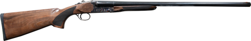 Pointer FT61228HT FT6  Full Size 12 Gauge Break Open 3" 2rd 28" Blued Side By Side Barrel, Color Case Hardened Steel Receiver, Fixed Walnut Stock, Ambidextrous