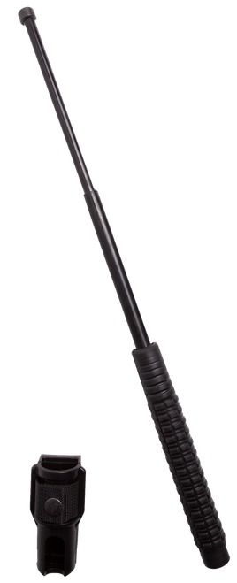 Uzi Accessories UZIEXB21 Law Enforcement Expandable Baton 8.25"- 21" Hardened Steel Includes Holster