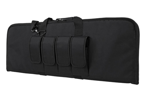 NcStar CVCP2960B36 VISM Carbine Case Black PVC Nylon w/ Lockable Zippers Pockets & Padded Carry Handle
