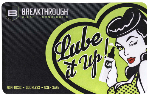 Breakthrough Clean BTRGMP Pistol  Cleaning Mat Neoprene/Polyester 17" Long Breakthrough Cleaning Products Illustration