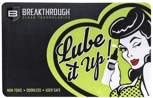 Breakthrough Clean BTRGMP Pistol  Cleaning Mat Neoprene/Polyester 17" Long Breakthrough Cleaning Products Illustration