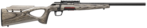 Winchester Repeating Arms 5252271003 Xpert Target 21 Sharp 10+1 18" Matte Black Threaded Bull Barrel, Matte Black Picatinny Rail Steel Receiver, Gray Adj Comb & LOP Thumbhole Laminate Stock