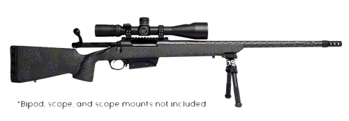 Horizon Firearms RF019C392216C20 Vandal Carbon II 7mm PRC 22" Black Fluted Barrel, Black Drilled & Tapped Receiver, Black Iota EKO X Carbon Fiber Stock