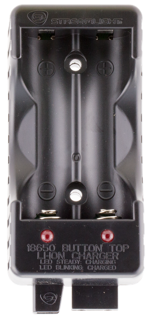 Streamlight 22100 Battery Charger Dual Channel Black 18650 Li-ion Rechargeable Battery