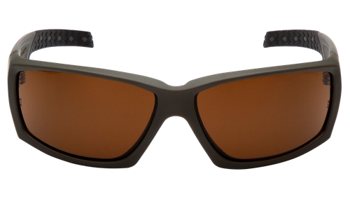 Pyramex VGSG718T Venture Gear Tactical Overwatch Adult Bronze Lens Anti-Fog Polycarbonate OD Green Frame