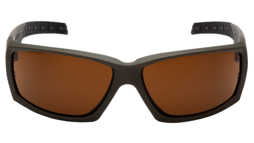 Pyramex VGSG718T Venture Gear Tactical Overwatch Adult Bronze Lens Anti-Fog Polycarbonate OD Green Frame