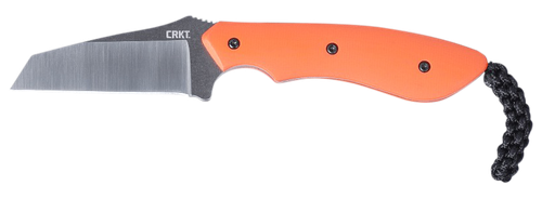 CRKT 2399 S.P.I.T.  2.29" Fixed Plain Satin Stonewashed 8Cr13MoV SS Blade/Orange G10 Handle Includes Sheath