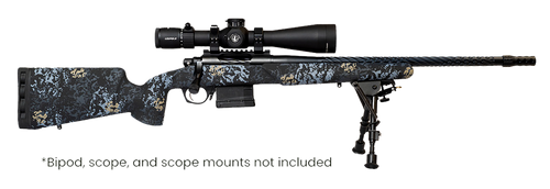 Horizon Firearms RF017S392214T19 Vandal Prime 7MM PRC 22" Black Spiral Fluted Threaded Barrel, Drilled & Tapped Receiver, Textured Iota EKO Carbon Fiber Stock