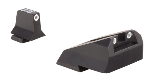 Trijicon 600900 Suppressor/Optic Height Sights  Green/Tritium White Outline Front Sight-Green/Tritium White Outline Rear Sight Smith & Wesson M&P/M&P M2.0