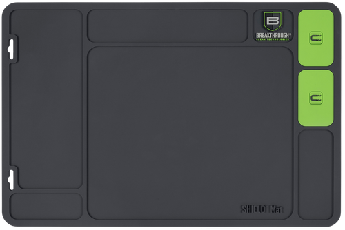 Breakthrough Clean BTSGMH  Shield Mat Gray and Green PVC 17.88"x11.88"