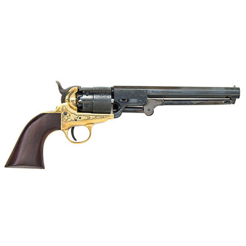 TRAD 1851 NAVY 44CAL 7 3/8 BRASS ENGRV WALNU