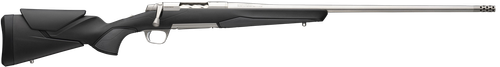 Browning 036008297 X-Bolt 2 Hunter Full Size 300 PRC 3+1 26" Stainless Steel Threaded Barrel, Drilled & Tapped Stainless Steel Receiver, Adj Vari-Tech Black Composite Stock w/Adjustable Comb & LOP