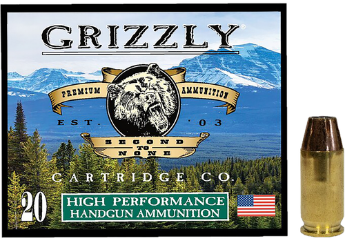 Grizzly Ammo GC45A2   45ACP 230gr Jacketed Hollow Point 20 Per Box/10 Case