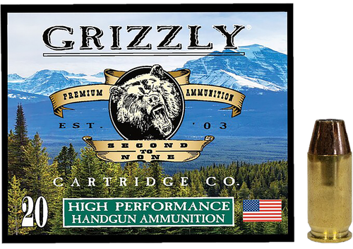 Grizzly Ammo GC45A2   45ACP 230gr Jacketed Hollow Point 20 Per Box/10 Case
