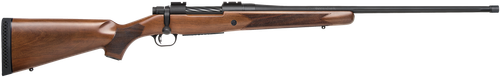 Mossberg 28132 Patriot  Full Size 300 Win Mag 3+1 24" Matte Blued Fluted Threaded Barrel, Drilled & Tapped Matte Blued Stainless Steel Receiver, Walnut Fixed Stock, Right Hand