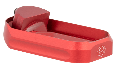 Cross Armory CRGFMWRD Flared Magwell  Compatible w/Glock Gen1-3 Red Anodized Aluminum