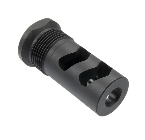 Wilson Combat SPRTMBFB30 Muzzle Brake Whisper 30 Cal 5/8"x24 Black Melonite