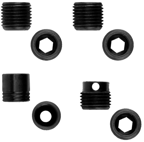 GrovTec US Inc GTHM289 Heavy Duty Push Button Bases  Black Steel To Stock Mount (2) 1 PK