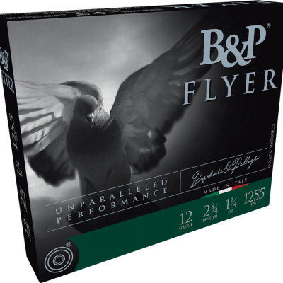 B&P Ammunition 12B14PL8 Competition Flyer  12Gauge 2.75" 1 1/4oz 8Shot 10 Per Box/10 Case
