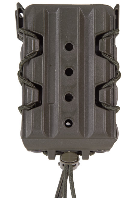 High Speed Gear 162R01OD X2R Taco V2 Mag Pouch Double, OD Green Polymer, Belt Clip/MOLLE U-Mount, Compatible w/ AR/AK Rifle Mags
