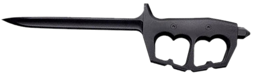 Cold Steel CS92FNTST FGX Chaos 8" Fixed Griv-Ex Plain Black 6" Blade, Black Griv-Ex Handle