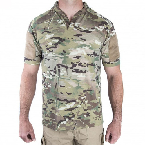 BOSS RUGBY SHIRT SHORT SLEEVE MULTICAM MED