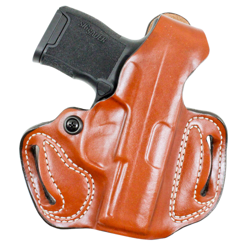 DeSantis Gunhide 085TA7QZ0 Thumb Break Mini Slide OWB Tan Leather Belt Loop Fits Ruger 57 Right Hand