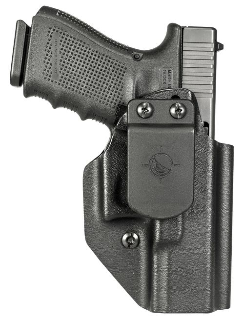 Mission First Tactical HGL19AIWBABL Appendix Holster IWB/OWB Black Polymer Belt Clip Fits Glock 19/23/44 Ambidextrous