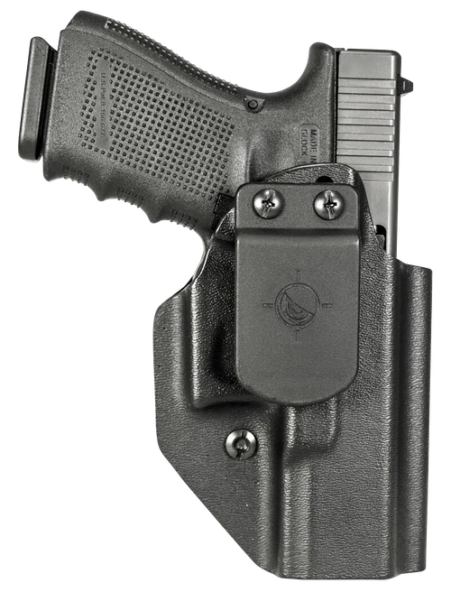 Mission First Tactical HGL19AIWBABL Appendix Holster IWB/OWB Black Polymer Belt Clip Fits Glock 19/23/44 Ambidextrous