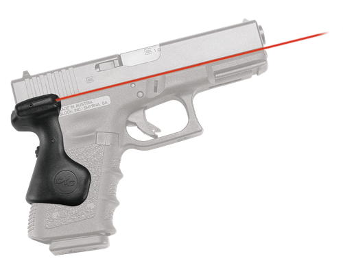 Crimson Trace 0169101 Lasergrips  Compatible w/Glock Compact Gen5 19/Gen4 19, 23, 32/Gen5 19 Gen 4, Red Laser Black Polymer