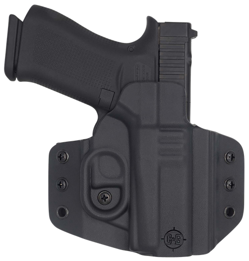 C&G Holsters 0060100 Covert  OWB Black Kydex Belt Loop Glock 43/43X/MOS