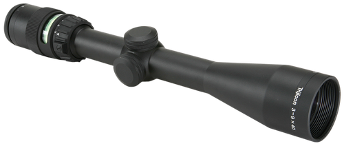 Trijicon 200005 AccuPoint  Black Hardcoat Anodized 3-9x40mm 1" Tube, Illuminated Mil-Dot Crosshair w/Green Dot Reticle