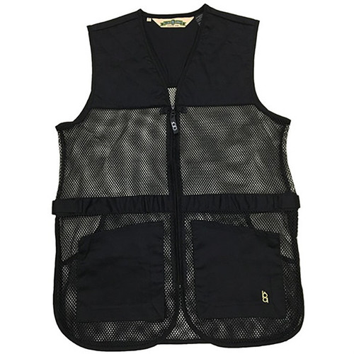 FULL MESH DUAL PAD SHOOTING VEST BLACK XS