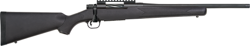 Mossberg 28232 Patriot Carbine 350 Legend 5+1 18" Matte Blued Threaded Bull Barrel, Matte Blued Picatinny Rail Receiver, Black Fixed Synthetic Stock