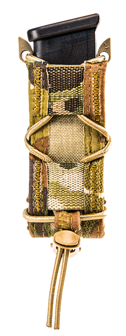 High Speed Gear 11PT00MC TACO Mag Pouch Single MultiCam Nylon MOLLE Belts 2" Wide Compatible w/ Pistol