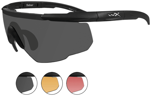 Wiley X Eyewear 309  Saber Advanced Safety Glasses Matte Black