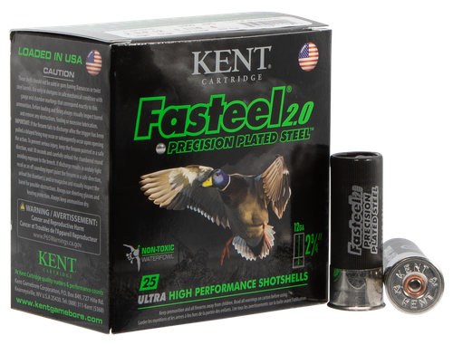 Kent Cartridge K122FS306 Fasteel 2.0  12 Gauge 2.75" 1 1/16 oz 6 Shot 25 Per Box/ 10 Case